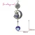 amuleto turco azul mal de ojo, Luna, búho, amuleto de la suerte, colgante de pared, péndulo, protección de bendición, regalo, decoración del hogar