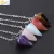 Colgante Péndulo con Piedra Natural para Hombre y Mujer, Collar con Cristal Curativo de Pequeño Tamaño, cuarzos piedras naturales , pendulo adivinacion , piedras semipreciosas naturales F366