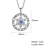My Shape Collar con colgante de cristal de Estrella de David para hombres y mujeres, amuleto de Talismán hebreo, joyería judía de acero inoxidable de supernaturaleza