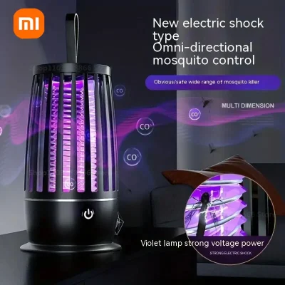 Xiaomi-Lámpara antimosquitos portátil, repelente de mosquitos, calentador, trampa para moscas, mata insectos eléctrico silencioso, recargable por USB para interiores