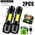 Mini linterna LED COB + XPE, linterna portátil con carga USB, linterna de Camping con luz de enfoque con zoom, linterna táctica con Clip para bolígrafo