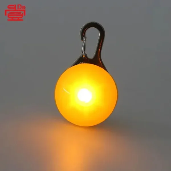 Colgante luminoso para perro con carga USB, colgante luminoso LED para mascotas con etiqueta flash antipérdida para caminar con perro nocturno