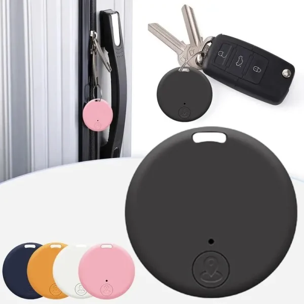 Mini localizador GPS con alarma antipérdida, llavero con etiqueta inteligente Compatible con Bluetooth, rastreador de llaves para perros, mascotas y niños