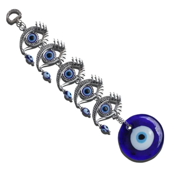Amuletos azul turco para mal colgante pared, adorno decoración del hogar para protección, bendición, regalo