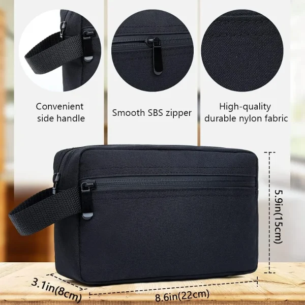 Bolsa de aseo de viaje para hombre y mujer, bolsas de almacenamiento plegables, cosméticos, cepillos, herramientas, bolsa de almacenamiento, accesorios de viaje portátiles, bolsa de almacenamiento