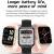 2025 2.01 ''reloj inteligente Bluetooth llamada reproducir música Smartwatch Fitness reloj deporte relojes impermeables para hombres mujeres iPhone Android