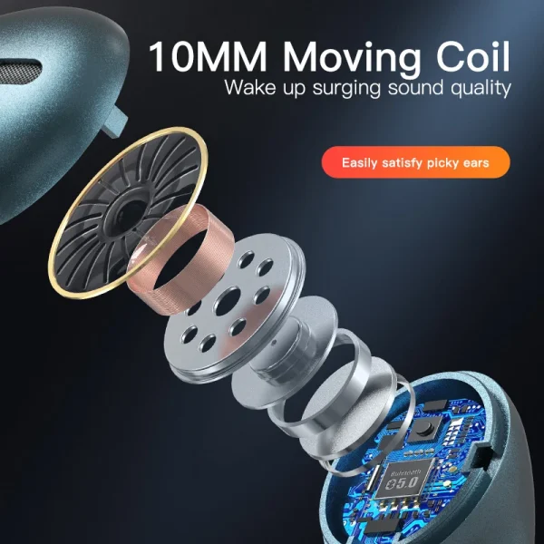Xiaomi J18 auriculares inalámbricos Bluetooth HiFI micrófono estéreo intrauditivo táctil impermeable TWS auriculares para juegos con cancelación de ruido