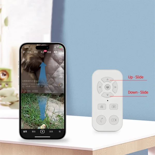 Nuevo Control remoto de teléfono móvil de nueve teclas, controlador Bluetooth, foto como botón, vídeo, Ebook, página