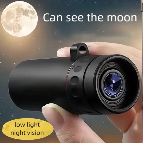 Telescopio Xiaomi Youpin 2000X25 HD telescopio Monocular telescopio de visión nocturna de alta potencia Mini alcance portátil de viaje