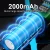 Linternas LED de alta potencia con batería integrada, recargable por USB, luz de mano fuerte, lámpara de antorcha multifuncional para Camping de emergencia