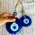 Colgante de pared de mal de ojo, abalorio de pared de ojo azul de cristal, decoración del hogar, Idea de regalo para el hogar, protección de la casa, regalo de mal de ojo turco, decoración de pared