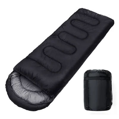 Saco de dormir para acampar, ligero, 4 estaciones, sobre cálido, mochilero, momia al aire libre, saco de dormir de invierno de algodón