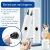 Cortauñas eléctrico para perros, molinillos de uñas para perros, recargable por USB, luz LED, patas de gato silenciosas para mascotas, suministros para el cuidado de uñas