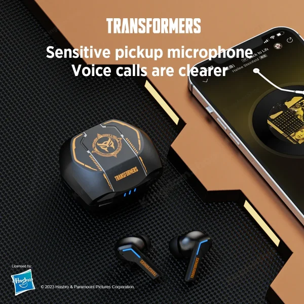 Transformers TF-T06 auriculares Bluetooth 5,3 modo Dual reducción de ruido auriculares para videojuegos auriculares HIFI conexión estable