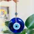 Colgante de pared de mal de ojo, abalorio de pared de ojo azul de cristal, decoración del hogar, Idea de regalo para el hogar, protección de la casa, regalo de mal de ojo turco, decoración de pared