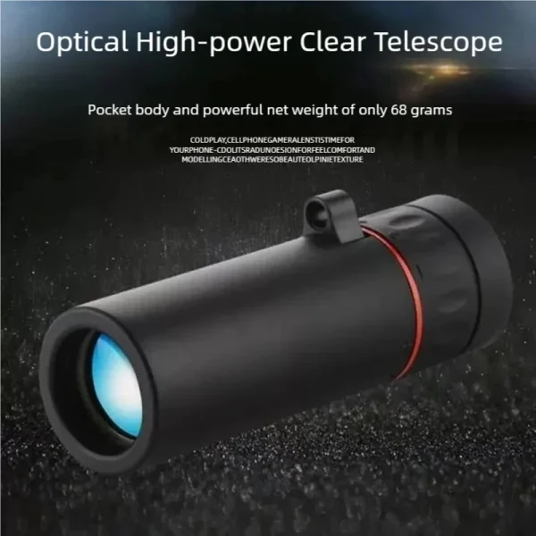 Telescopio Xiaomi Youpin 2000X25 HD telescopio Monocular telescopio de visión nocturna de alta potencia Mini alcance portátil de viaje