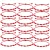 Pulseras de hilo rojo para la suerte, 7 nudos, ajustables, hechos a mano, brazaletes de cuerda DIY para pareja, amuleto, accesorios de joyería