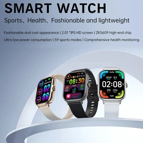 Xiaomi reloj inteligente 2025 Android regalo Bluetooth llamada Smartwatch 2024 pantalla táctil música Fitness Tracker relojes deportivos + auricular