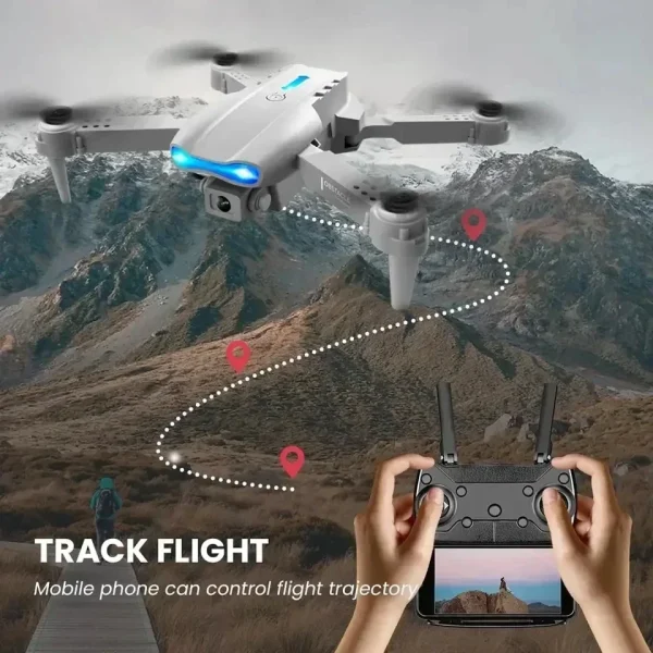 Nuevo Drones E99 PRO GPS Profesional 8K con cámara HD FPV 5G Wifi Motor sin escobillas plegable RC Quadcopter evitación de obstáculos Dron