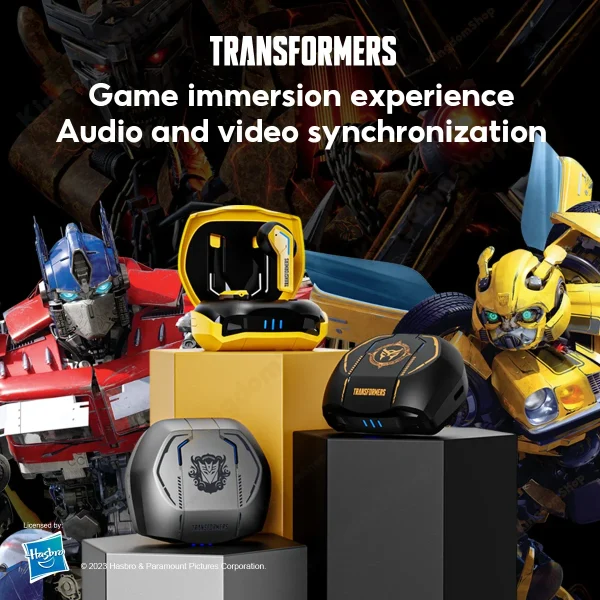 Transformers TF-T06 auriculares Bluetooth 5,3 modo Dual reducción de ruido auriculares para videojuegos auriculares HIFI conexión estable