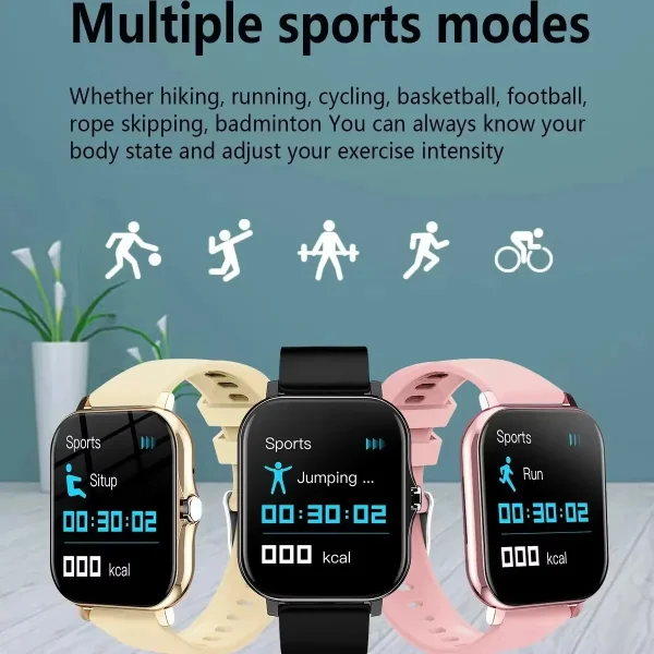 Xiaomi nuevo reloj inteligente mujeres hombres señora regalo deporte Fitness relojes Monitor de ritmo cardíaco reloj inteligente impermeable para teléfonos Android IOS