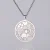 Collar de la medalla de la buena suerte Un poderoso amuleto protector Elefantes Trébol de cuatro hojas Corazón Símbolo Ohm Herradura Collar de ojos malvados Joyas de acero inoxidable