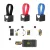 Cargador de emergencia Universal para teléfono, alimentado por 2 uds., baterías AA normales, Mini banco de energía portátil para teléfono con enchufe Micro USB/tipo C