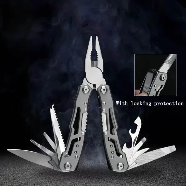 Cuchillo de bolsillo multiherramienta plegable, alicates, Mini portátil, plegable, caza al aire libre, supervivencia, rescate, táctico, herramienta de reparación multiusos
