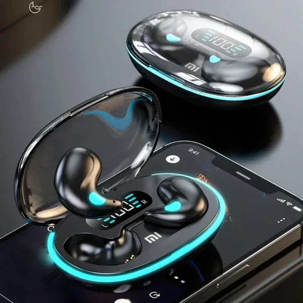 Xiaomi X55 auriculares estéreo ocultos con micrófono llamada HD auriculares impermeables para dormir Mini auriculares inalámbricos TWS Bluetooth
