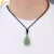 Collar con colgante de piedra Natural para mujer, colgante con forma de escudo de cristal de ojo de Tigre, hecho a mano, tallado, Yoga, Curación 3D, joyería de amuleto, H242