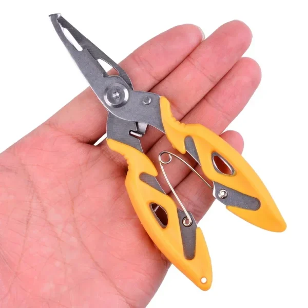 Alicates de pesca multifunción, herramientas, accesorios para productos, aparejos de invierno, alicates, tornillo de banco, tijeras para tejer moscas, juego de trenzas, pinzas para pescado