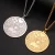 Collar de la medalla de la buena suerte Un poderoso amuleto protector Elefantes Trébol de cuatro hojas Corazón Símbolo Ohm Herradura Collar de ojos malvados Joyas de acero inoxidable