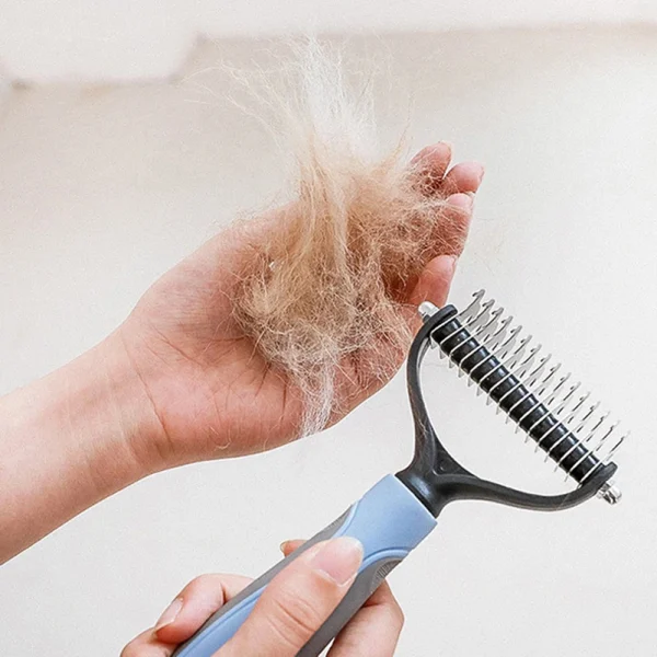Cepillo profesional para quitar el pelo de perros, cortador de nudos de piel para mascotas, peine para cachorros y gatos, cepillos para el cuidado de perros, suministros de caída