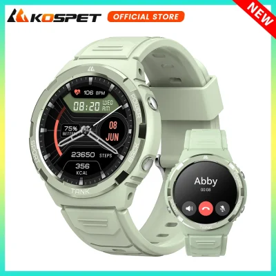 Reloj inteligente militar KOSPET TANK S1 2025 Original para hombres y mujeres AMOLED IP69K 5ATM resistente al agua 60 días de batería de largo llamada Bluetooth