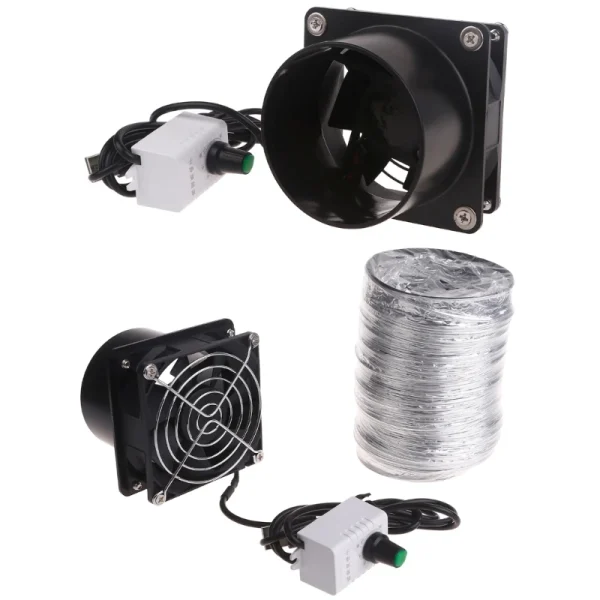 Absorbedor humo Extractor humos ventilador tubo conducto Exhuast ventilador USB velocidad ajustable