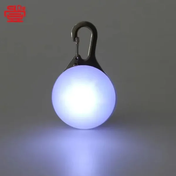 Colgante luminoso para perro con carga USB, colgante luminoso LED para mascotas con etiqueta flash antipérdida para caminar con perro nocturno