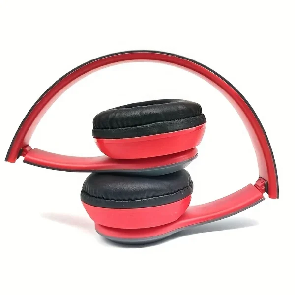 Auriculares inalámbricos 5,0 Bluetooth auriculares bajos plegables con memoria tarjeta TF para iPhone Xiaomi Samsung teléfono con micrófono auriculares