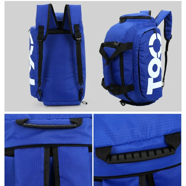 Mochila de viaje T90 para hombre y mujer, bolso de mano grande para gimnasio, Fitness, equipaje, zapato deportivo, hombro, fin de semana