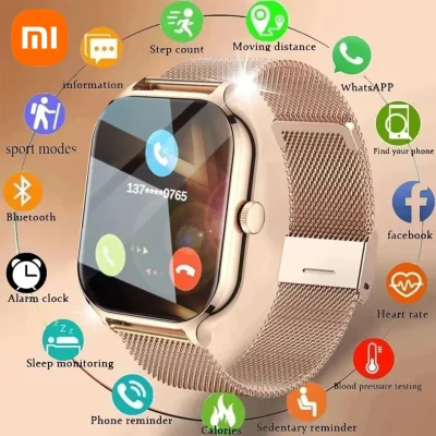 Xiaomi 2025 venta nuevo reloj inteligente para hombres mujeres más nuevo reloj inteligente deportivo caras Bluetooth llamada deportes Fitness teléfonos Android iOS
