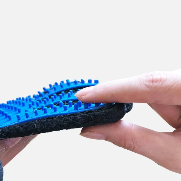 Guante de aseo para mascotas, cepillo gato,cepillo para quitar el pelo de gato, peine para perros y gatos, removedor de pelo de baño, cepillo de masaje limpio para animales