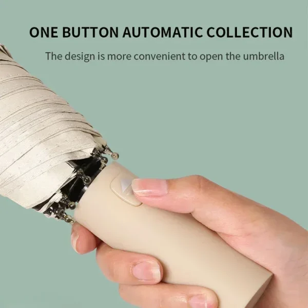 Xiaomi nuevo paraguas plegable de doble hueso totalmente automático de 24 huesos para fuerte resistencia al viento resistencia a la lluvia protección solar y UV