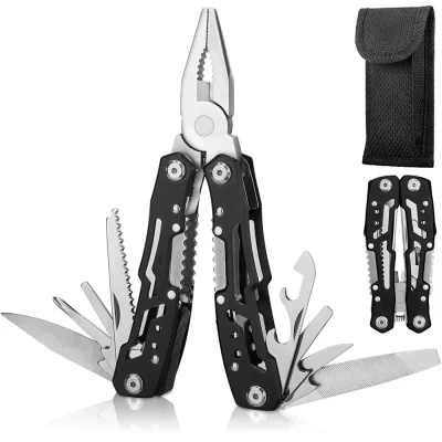 Cuchillo de bolsillo multiherramienta plegable, alicates, Mini portátil, plegable, caza al aire libre, supervivencia, rescate, táctico, herramienta de reparación multiusos