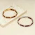 CARLIDANA última nueva tendencia joyería de acero inoxidable Color rojo y negro pulsera de cuentas Orula brazalete de amuleto de la suerte Unisex para mujer