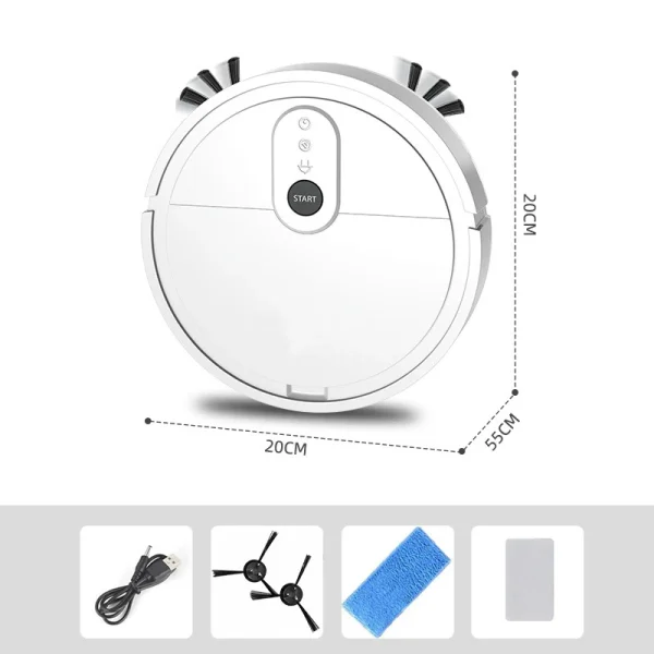 Xiaomi MIJIA-Robot de barrido inteligente 3 en 1, máquina de limpieza del hogar de 4000Pa, máquina de limpieza de pelo de mascotas, barrer y fregar alfombras de suelo