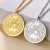 Collar de la medalla de la buena suerte Un poderoso amuleto protector Elefantes Trébol de cuatro hojas Corazón Símbolo Ohm Herradura Collar de ojos malvados Joyas de acero inoxidable