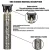 Afeitadora de pelo eléctrica inalámbrica T9, recortadora de pelo, electrodomésticos, maquinillas de afeitar para peluquero de viaje, máquina de afeitar para hombres, recortadora para hombre