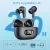 Auriculares inalámbricos 40dB con cancelación de ruido Bluetooth 5,3 auriculares 6 micrófonos ENC con pantalla LED llamada HD auriculares TWS modo de transparencia