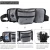 Bolsa para caminar para entrenamiento de perros, bolsa para golosinas de manos libres, riñonera para correr, tren para cachorros, alimentador de aperitivos, cuencos de bolsillo para perros, bolsas para tazas de agua