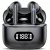 Auriculares inalámbricos 40dB con cancelación de ruido Bluetooth 5,3 auriculares 6 micrófonos ENC con pantalla LED llamada HD auriculares TWS modo de transparencia