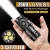 Linterna LED de alta potencia con batería integrada, recargable tipo C con Clip para bolígrafo, linterna de emergencia para acampar al aire libre